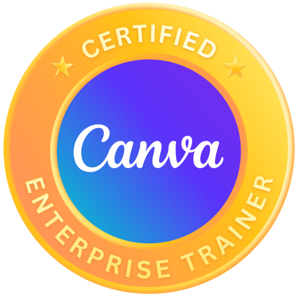 Canva Certified Enterprise Trainer Badge